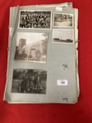 Pastimes: Interesting scrapbook album 1950s photographs of Boy Scout camps, includes an earlier