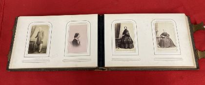 Photography Carte de Visite: 19th cent. Album by Parkins & Cotto of Oxford containing fifteen