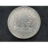 Medallions: Canada Silver Peace Medal. King George to face with a First Nation American and a