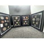 Coins/Numismatics: Royal Mint UK Silver Proof coin Collector Edition sets, dated 2014 and 2015 (2)