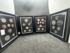 Coins/Numismatics: Royal Mint UK Silver Proof coin Collector Edition sets, dated 2014 and 2015 (2)