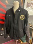 United States Politicians: Black Steer brand bomber jacket size XXL, embroidered seal of The