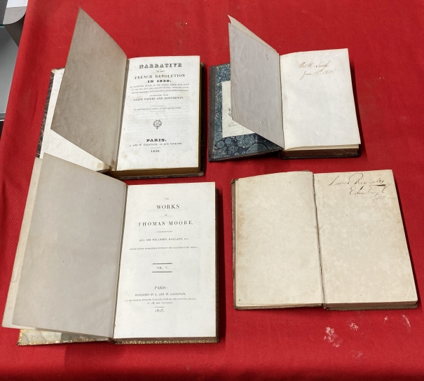 Books: Johnson Dictionary in Miniature Thomas Tegg 1815 leather boards. John Milton Poetical Works - Image 2 of 3