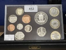 Coins/Numismatics: Royal Mint 2009 proof coin collection In case of issue with literature. £5 to