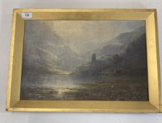 J.W. Hamilton-Marr A.R.C.A. (1846-1913): Oil on canvas signed lower left, inscribed on verso