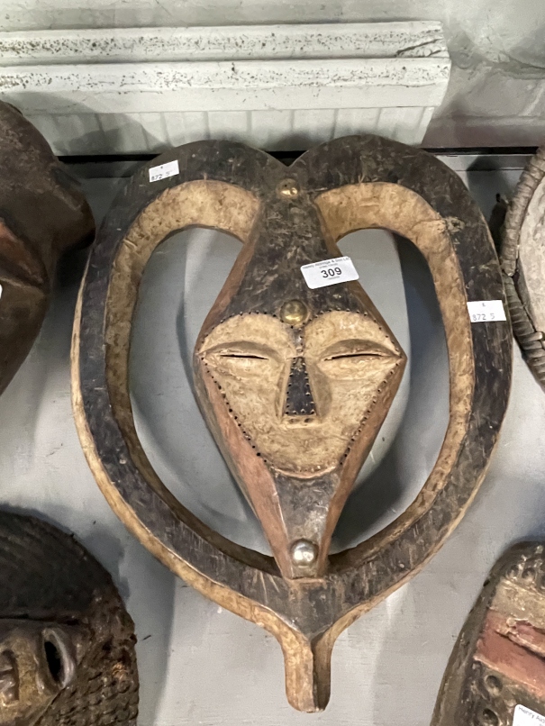 Tribal Art: Antelope mask.