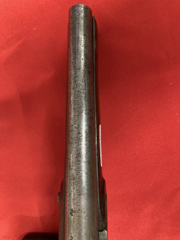 Antique Firearms: Muzzle loading percussion pistol by William Parker of London c1810, inscribed on - Image 5 of 13