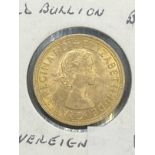 Coins/Numismatics: Elizabeth II 1957 Gold Sovereign.