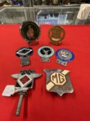 Automobilia: The Raymond Lippiatt Collection. Mid to late 20th cent. Bumper badges to include The