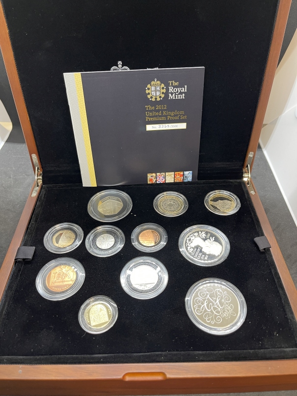 Coins/Numismatics: Royal Mint United Kingdom 2012 Ltd Edition Premium Proof Coin Collection (11)