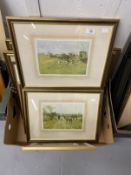 P.C. Clemmow two watercolours titled An Old Bridge, signed, framed and glazed 9¾ins. x 14ins. and