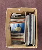 Records: Selection of LPs and 45rpm singles in box. List of titles available.