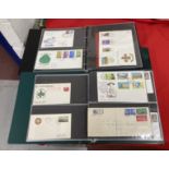 Stamps: First day covers, collection of three albums containing more than three hundred first day