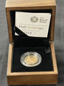 Coins/Numismatics 2008 Gold Half Sovereign proof, boxed .