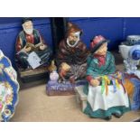 20th cent. Ceramics: Royal Doulton HN1493 The Potter, HN2017 Silks and Ribbons and Tunisian