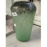 The Mavis and John Wareham Collection: Monart vase mid green rising to dark blue and aventurine