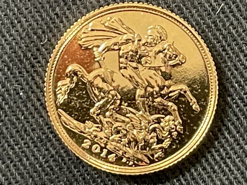 Coins/Numismatics 2014 Gold Sovereign.