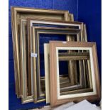 Wood frames suitable for oil paintings. (11)