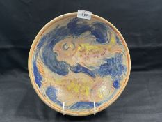 Quentin Bell (British, 1910-1996): For the Fulham Pottery, Fish, signed to the reverse, 'Quentin