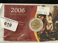 Coins/Numismatics 2006 Gold Sovereign.