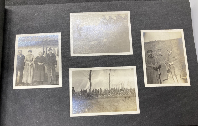 Militaria: Fascinating album of original photographs by an officer in The Coldstream Guards of l - Image 7 of 7