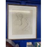•Sir Matthew Smith CBE (1879-1959): Drawings in pencil and charcoal, seated and reclining nudes,
