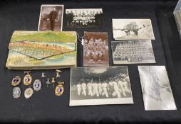 Militaria: Good collection of Wiltshire Regiment and other mostly military related cards,