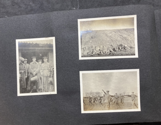 Militaria: Fascinating album of original photographs by an officer in The Coldstream Guards of l - Image 4 of 7
