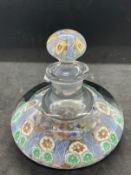 The Mavis and John Wareham Collection: Art Glass: Vasart bottle with stopper.
