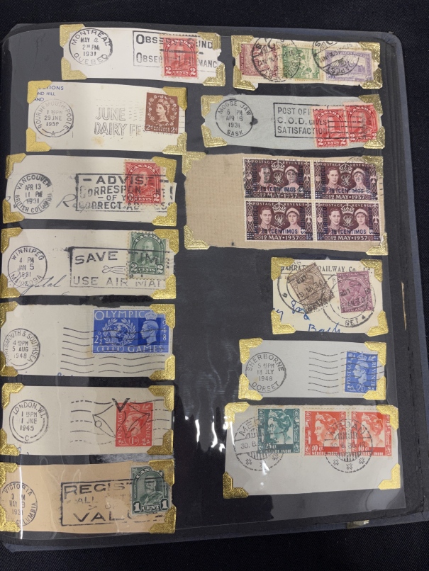 Stamps: Pre-WWII World issues, on pieces and Commonwealth covers including Centenary Vancouver 1936. - Image 4 of 7