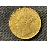 Coins/Numismatics 1884 Queen Victoria Gold Sovereign.