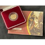 Coins/Numismatics 2007 Gold Half Sovereign proof, boxed.