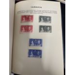 Stamps: GB and Commonwealth stockbook of used and mint Commonwealth stamps to early Elizabeth II.