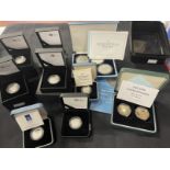 Coins/Numismatics: Boxed Silver Proof Royal Mint Britannia Silver Type four coin set, Silver