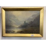 J.W. Hamilton-Marr A.R.C.A. (1846-1913): Oil on canvas Loch side study signed lower left,