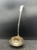 Hallmarked Silver: London 1803 silver soup ladle. 5.6ozt.