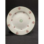 WHITE STAR LINE: Unusual Stonier and Company Rose pattern afternoon tea plate. 6ins.