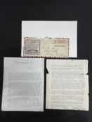 R.M.S. TITANIC: Previously unseen letter, dated 5th May 1938 on United Artists Studio Corporation,