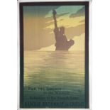 TRAVEL POSTERS: Banque Nationale De Credit Statue of Liberty by SEM (Georges Goursat 1863-1934),