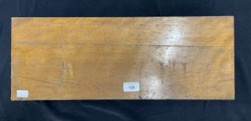 R.M.S. OLYMPIC: Birch First-Class Stateroom wood section. 20ins. x 8ins.