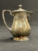 WHITE STAR LINE: Unusual Mappin and Webb electroplate chocolate pot marked with home flag and