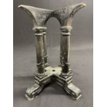 CUNARD: Extremely rare R.M.S. Mauretania cast iron chair base believed from First-Class dining room.