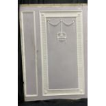 R.M.S. MAURETANIA: First-Class decorative panels with Louis XVI style mouldings in relief with