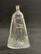 WHITE STAR LINE: Cut glass extremely rare Stuart Crystal bitters pot (Angostura). 4½ins.