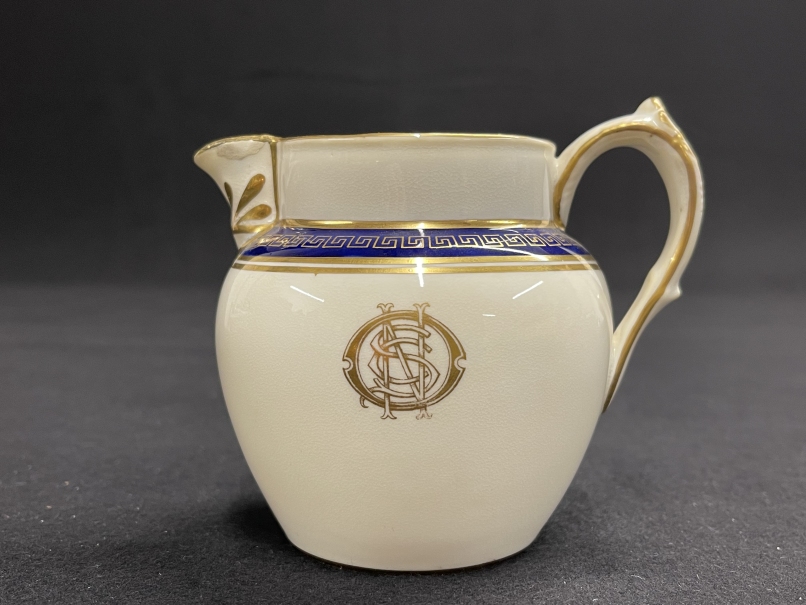 WHITE STAR LINE: First-Class Oceanic Steam Navigation Company a la carte milk jug decorated in