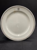 WHITE STAR LINE: John Maddock and Sons dinner plate. 9ins.