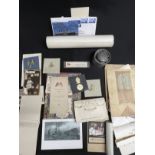 R.M.S TITANIC MAY COLLECTION: Small archive of personal ephemera relating to Titanic passengers