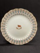 WHITE STAR LINE: Wisteria First-Class dinner plate. 7½ins.