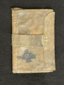 R.M.S. TITANIC: Lillian Asplund Collection. An extremely rare leather document wallet/memo book,