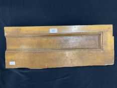 R.M.S. OLYMPIC: Birch First-Class Stateroom wood section. 21ins. x 8ins.